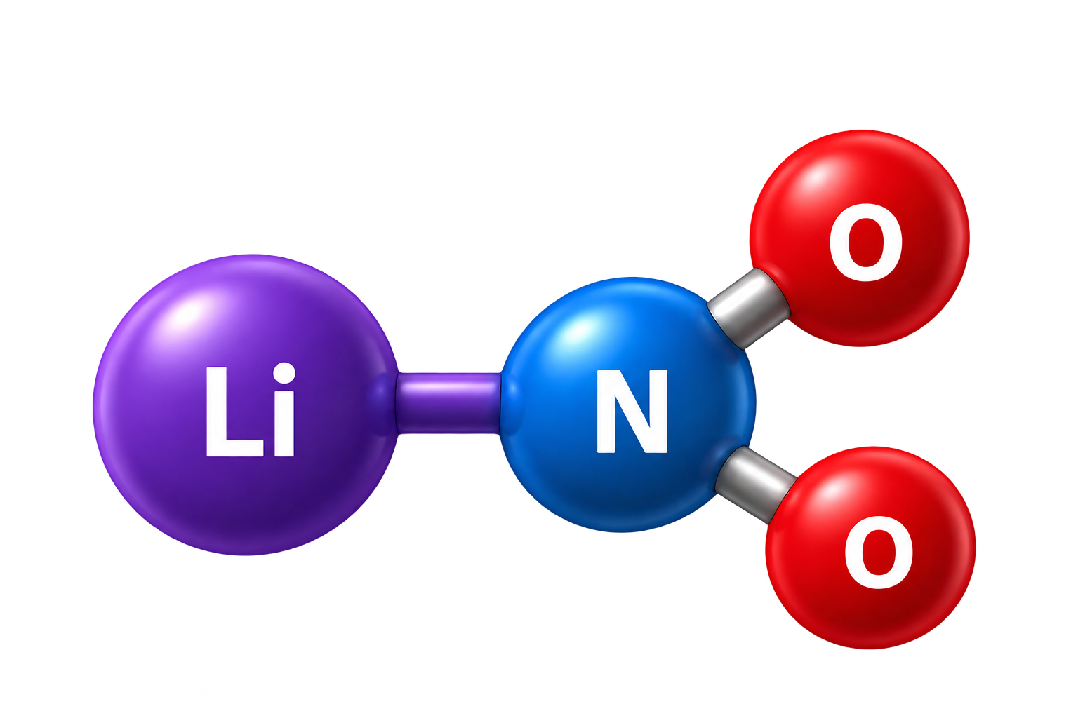 Lithium Nitrite molecule